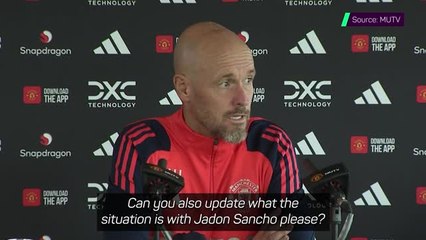 Download Video: Ten Hag expects Sancho to remain at Manchester United