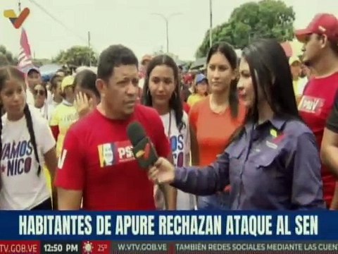 Apureños rechazan ataque criminal al Sistema Eléctrico Nacional