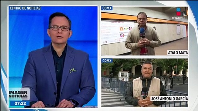 Así luce el Zócalo de la CDMX a dos días del sexto informe de gobierno de López Obrador