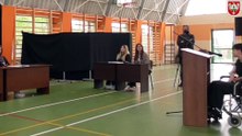 Symulacja rozprawy karnej z udziałem młodzieży szkolnej dla mieszkańców Powiatu Wolsztyńskiego