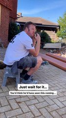 Just Wait For It …  You’d Think He’d Have Seen It Coming