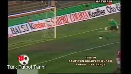 1989 1990 Sparta Prag Fenerbahçe Şampiyon Kulüpler Kupası Maçı