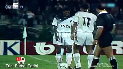 1990 1991 Guimares Fenerbahçe 2-3 UEFA Kupası Maçı