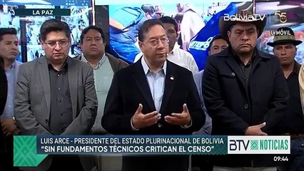 El presidente Arce inaugura el Centro de Monitoreo del Comité de Seguridad Alimentaria