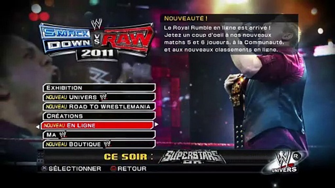 WWE Smackdown vs. Raw 2011 online multiplayer - ps3