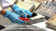 Nemzetközi bűnszervezet kokainszállítmányát foglalták le Portugáliában