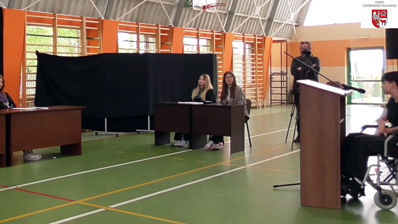 Symulacja rozprawy karnej z udziałem młodzieży szkolnej dla mieszkańców Powiatu Czarnkowsko-Trzcianeckiego
