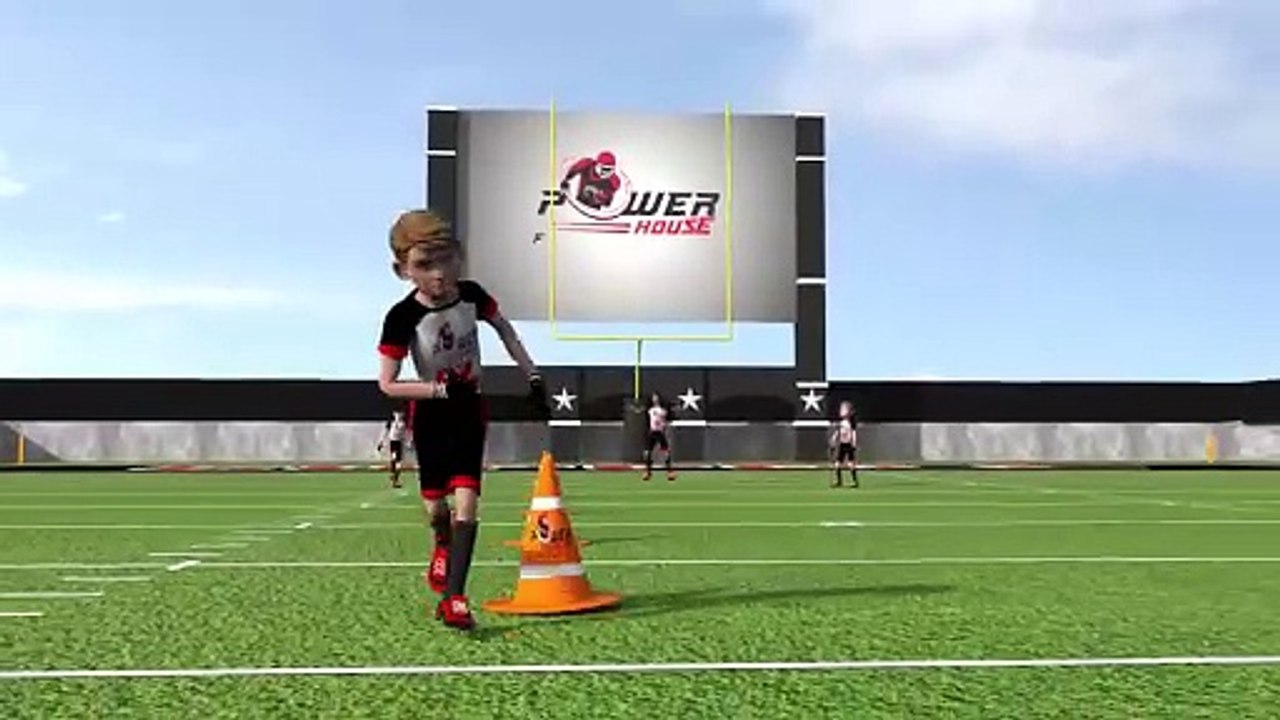 3D Character Animation Clip of Football Training for Power House by Whimsitoons _ 3D Animation