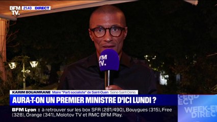 "Je ne suis pas candidat au poste de Premier ministre", affirme le maire PS de Saint-Ouen, Karim Bouamrane