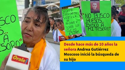 Valentín salió a la tienda en Veracruz y han pasado 10 años sin que regrese; su madre aún lo busca