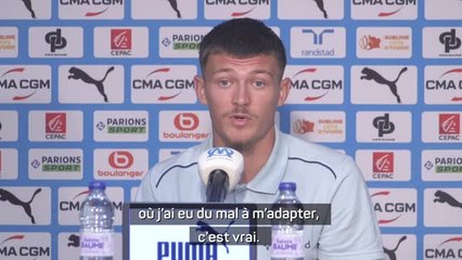 Marseille - Merlin : "J'ai pris conscience que je pouvais réussir ici"