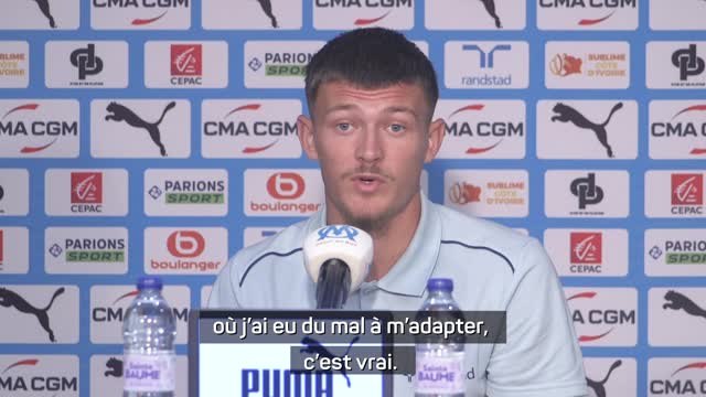 Marseille - Merlin : J'ai pris conscience que je pouvais réussir ici
