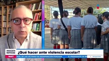 ¿Qué hacer ante la violencia Escolar? Un experto habla del tema