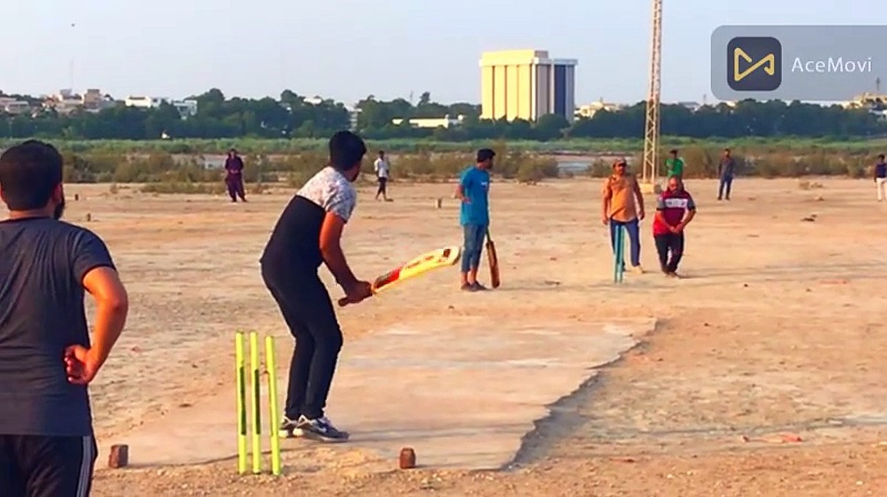 Amazing stylish shots tape ball cricket/ORANGZAIB