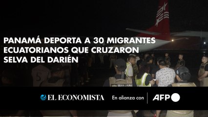 Panamá deporta a 30 migrantes ecuatorianos que cruzaron selva del Darién