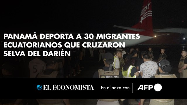 Panamá deporta a 30 migrantes ecuatorianos que cruzaron selva del Darién