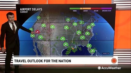 Your Saturday travel forecast for Labor Day weekend