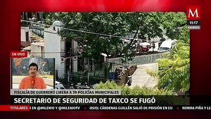 Secretario de Seguridad de Taxco se da a la fuga tras haber sido detenido junto con 49 policías