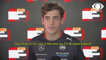 Franco Colapinto y otro "coqueteo" con una periodista brasileña