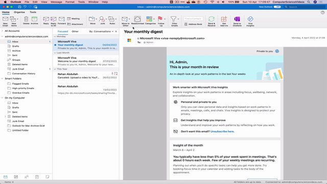 How to MARK an E-Mail as Read or Unread on Microsoft Outlook Using a Mac - Basic Tutorial | New