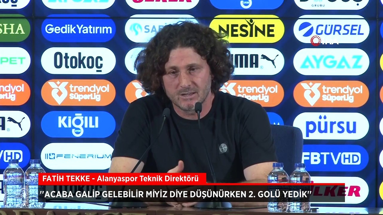 Fatih Tekke: Acaba galip gelebilir miyiz diye düşünürken 2. golü yedik