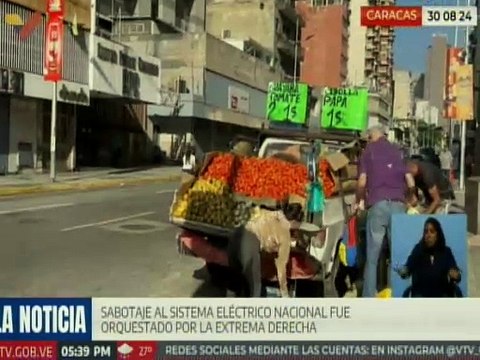 Venezolanos no se detienen tras el sabotaje al Sistema Eléctrico Nacional
