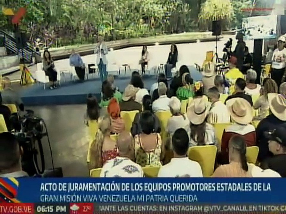 Acto de juramentación de los equipos promotores estadales de la Gran Misión Viva Venezuela en Caracas