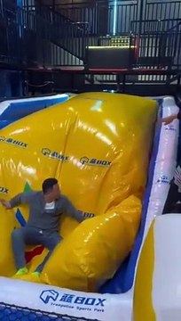 This Trampoline Is So Fun! Why Didn't We Just Start Jumping Around Like This When We Were Kids