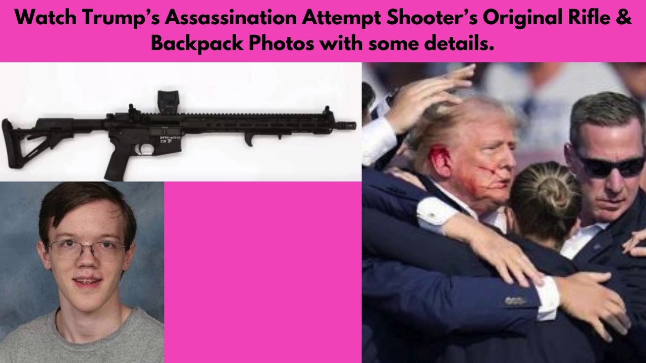 Trump's Shooting Incident Details - WATCH Former US President Donald Trump's shooting incident details