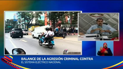 Jefe de Estado ofrece balance de la agresión criminal contra el Sistema Eléctrico Nacional