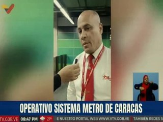 Sistema Metro de Caracas restituye el servicio con total normalidad luego del sabotaje eléctrico