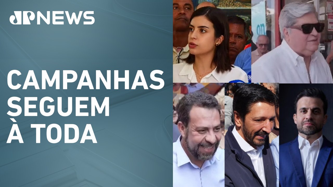 Confira movimentações dos candidatos à Prefeitura de São Paulo nesta sexta (30)