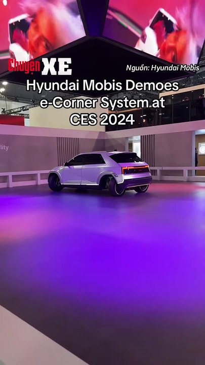Hyundai cars have unprecedented maneuverability with the new generation e-Corner system #chuyensieuxe