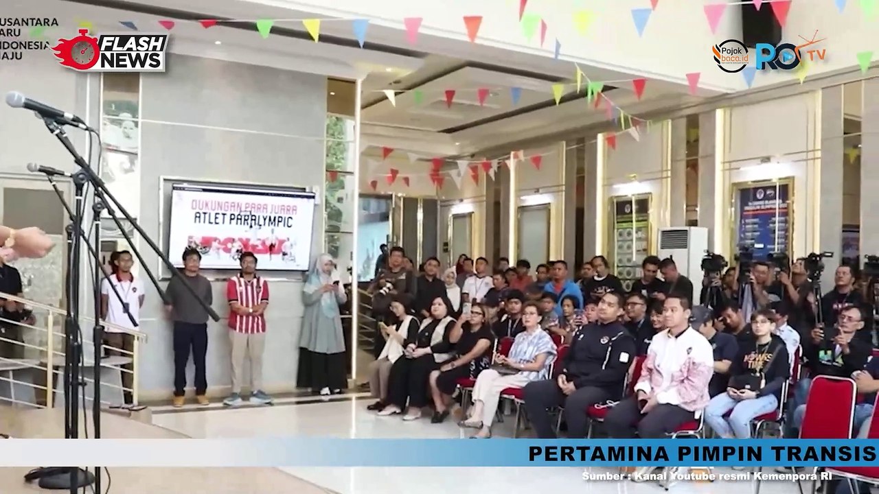 Menpora Dito menghadiri Press Conference Dukungan Juara Atlet Paralympic