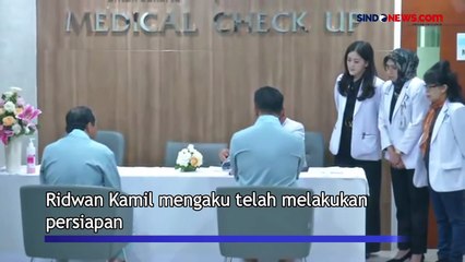 Momen Ridwan Kamil dan Suswono Jalani Tes Kesehatan