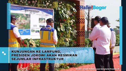 Presiden Jokowi Resmikan Infrastruktur Penting di Lampung: Kunjungan Kerja dan Peresmian Bendungan Margatiga