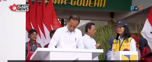 Presiden Jokowi Resmikan Revitalisasi Pasar Godean Sleman