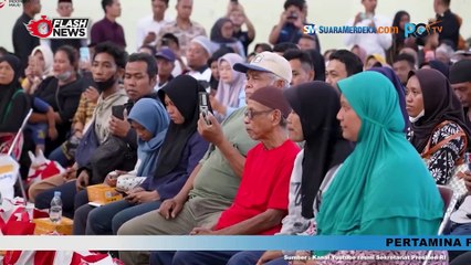 Presiden Jokowi Serahkan Bantuan Cadangan Pangan di Sleman