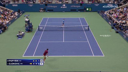 Djokovic n'a rien pu faire face à ce Popyrin-là : les images de la sensation du jour