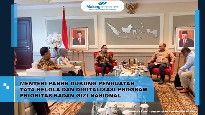 Menteri PANRB Dukung Penguatan Tata Kelola dan Digitalisasi Program Badan Gizi Nasional