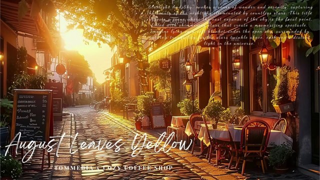 August Leaves Yellow - Cozy Coffee Shop | Official Music Video for a Calm Mind & Relaxation Soothing Autumn Vibes: 'August Leaves Yellow' by Cozy Coffee Shop | Official Music Video