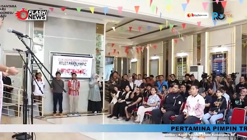 Menpora Dito Menghadiri Press Conference Dukungan Para Juara untuk Atlet Paralympic