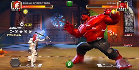 Black widow Vs Red hulk amazing fight video  