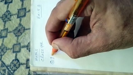 Class 9th maths exercise 5.2