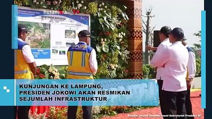 Presiden Jokowi Rampungkan Kunjungan Kerja di Lampung: Resmikan Bendungan dan Infrastruktur
