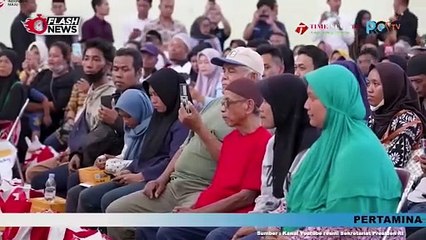 PRESIDEN JOKOWI SERAHKAN BANTUAN CADANGAN PANGAN DI SLEMAN