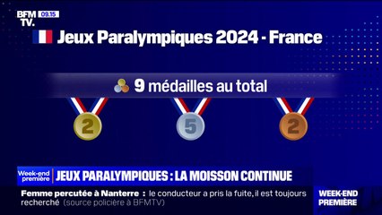 Jeux paralympiques: la France 7e au tableau des médailles