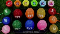 Satisfying Video | Rainbow Mixing All Candy in Magic BathTubs with M&M's & Cutting Slime ASMR