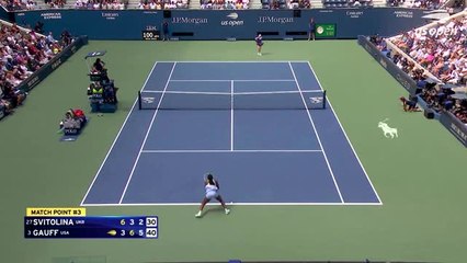 US Open - Gauff s'en sort face à Svitolina