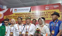 Pasangan calon AYS-BSA Daftar Ke KPU Deli Serdang